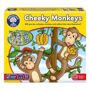 Orchard Toys – Cheeky Monkeys  – Spel (svenska   spelregler)